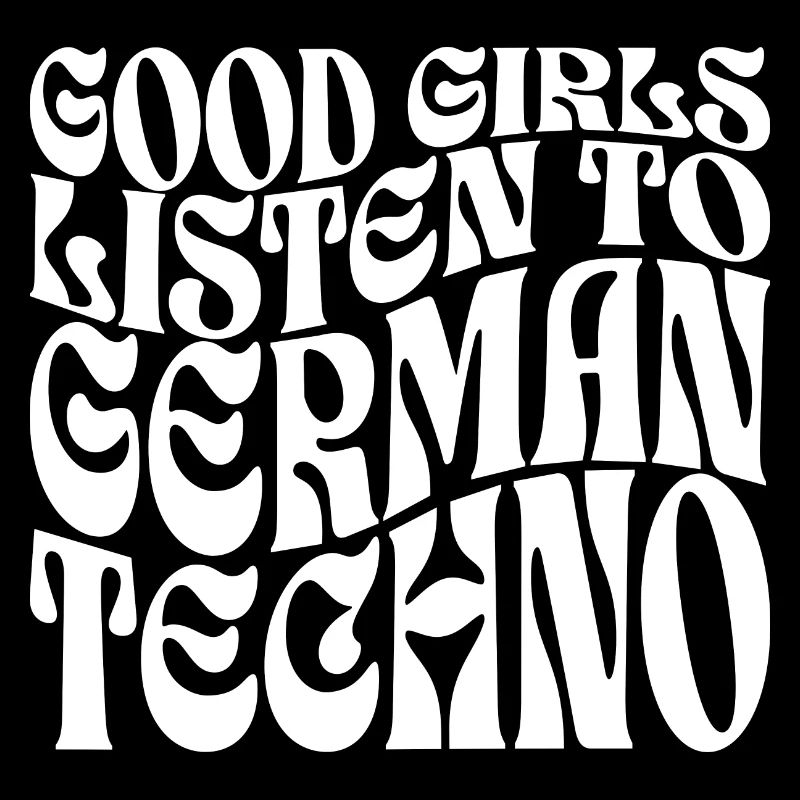 Girls hören deutschen Techno