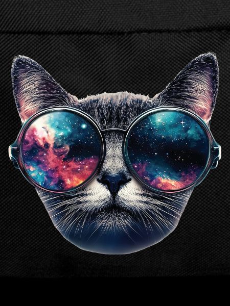 Cat Space Glasses