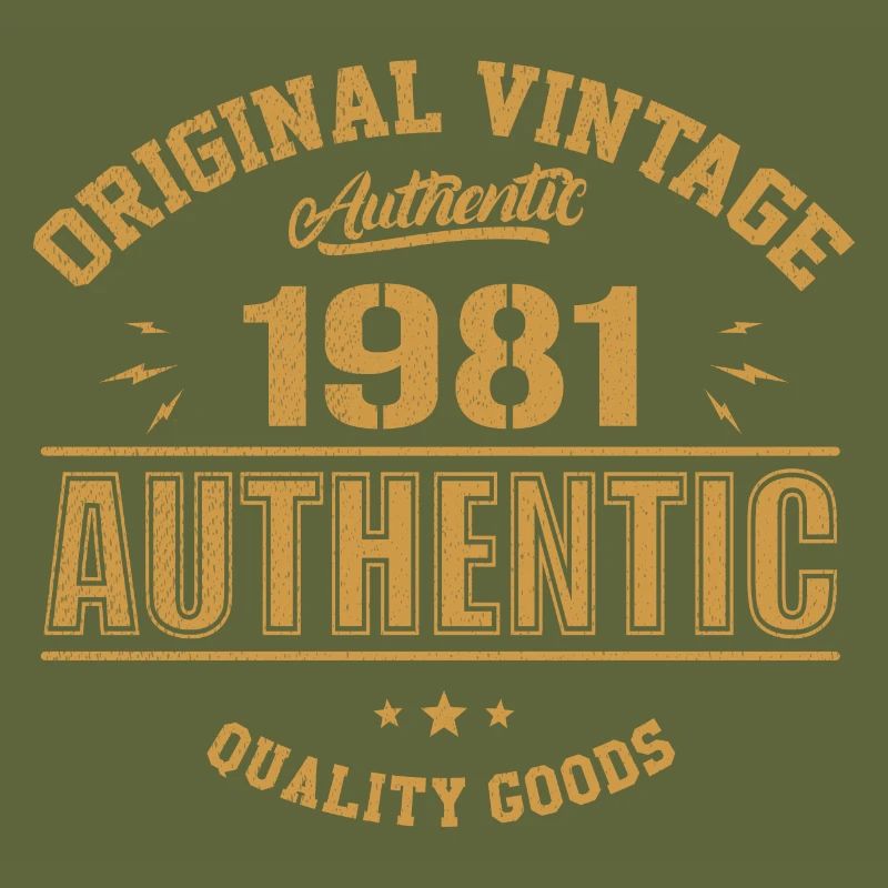 Authentisches 1981 Original 1981 Geburtstagsgeschenk