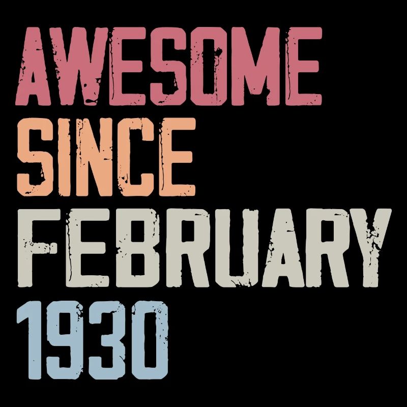 Février 1930, 94e anniversaire 1930 Fevrier 94 ans