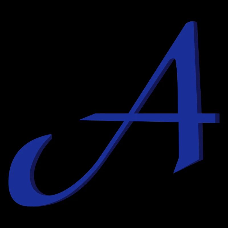 A, Buchstaben, Letters, Initialen
