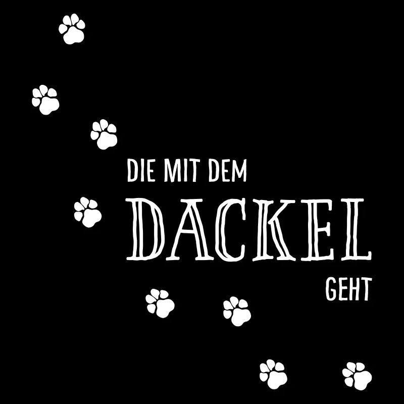 Die mit dem Dackel geht - Hundepfoten