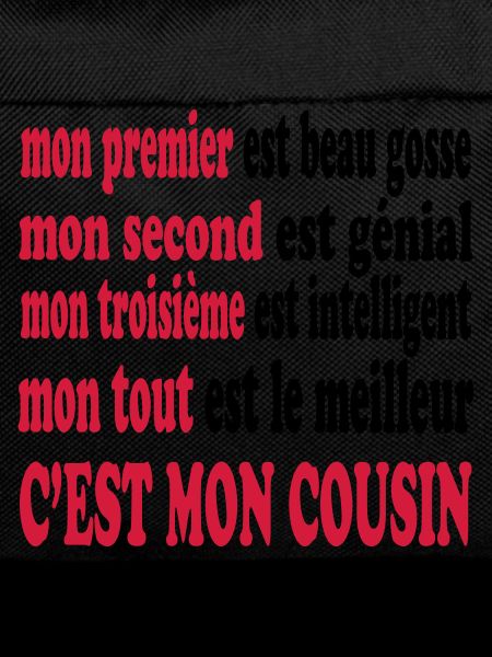 Mon cousin est beau