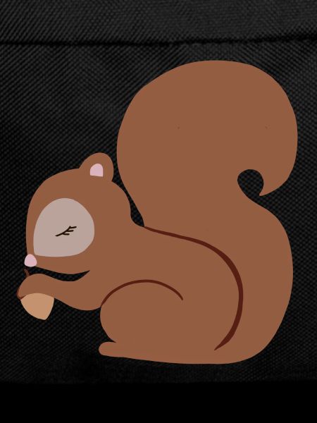 Eichhörnchen mit Eichel süß
