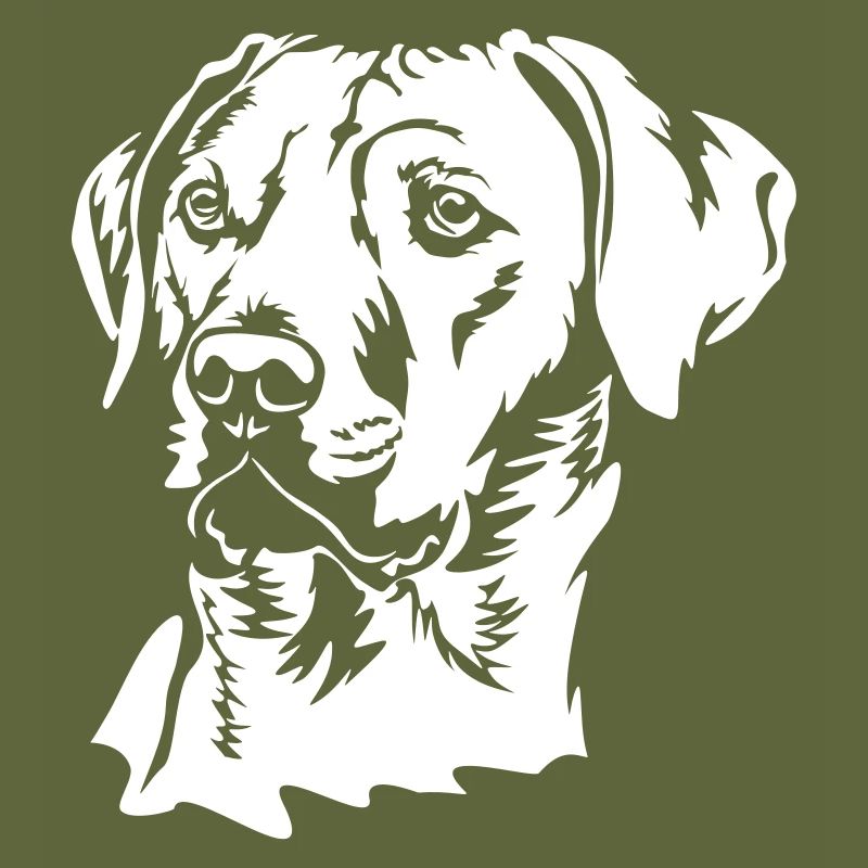 Tête de Rhodesian Ridgeback « Black Edition »