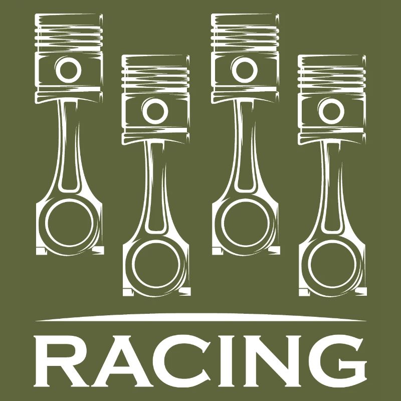 racing piston car engine icon logo icon graphic