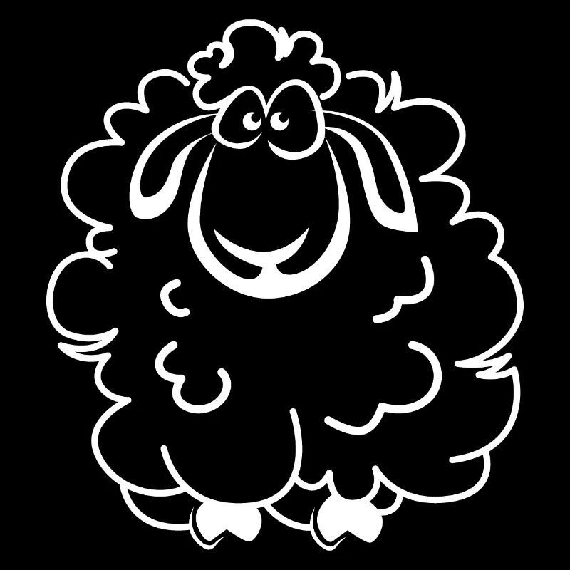 sheep sheep comic cartoon icon funny logo icon