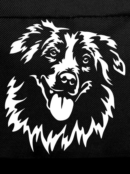Australian Shepherd Head "Black Edition"