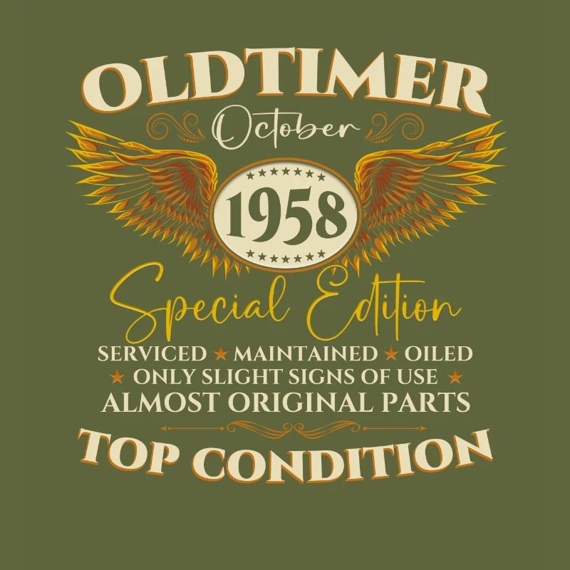 Oldtimer October 1958 64th birthday gift