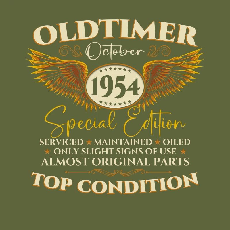 Oldtimer October 1954 68th birthday gift