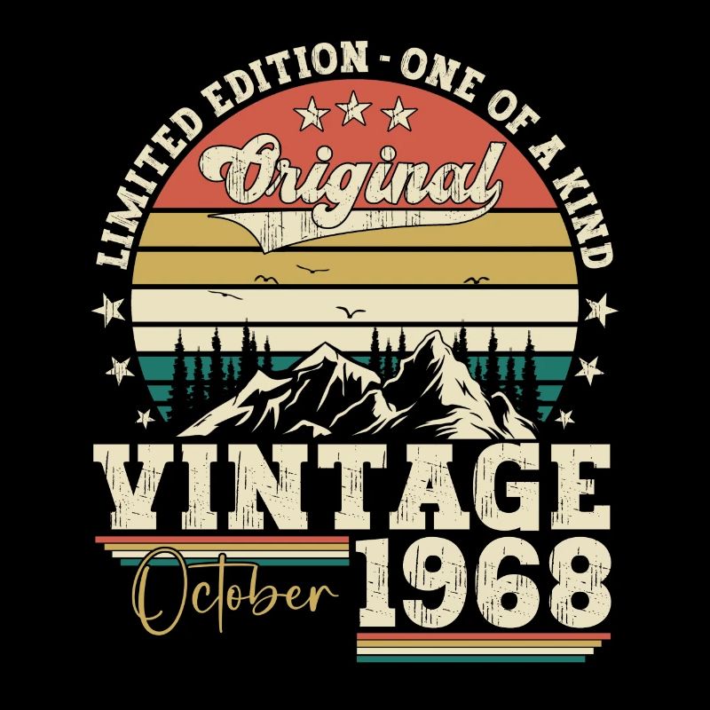 Original October 1968 54th Birthday Gift Cool