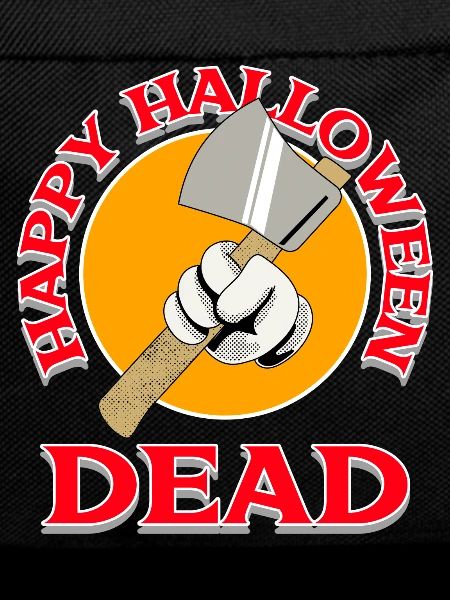 Halloween Axe with Dead Design