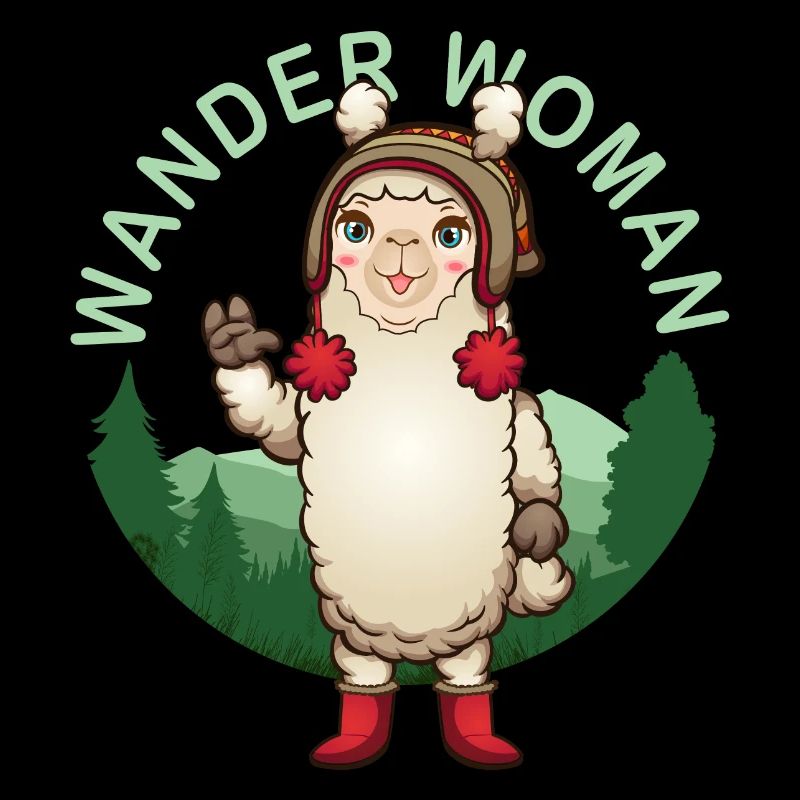 Hiking Hiker Hike Alpaca