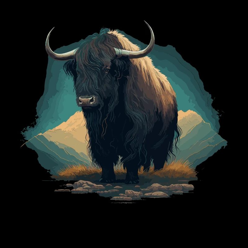 Yak Lover Illustration
