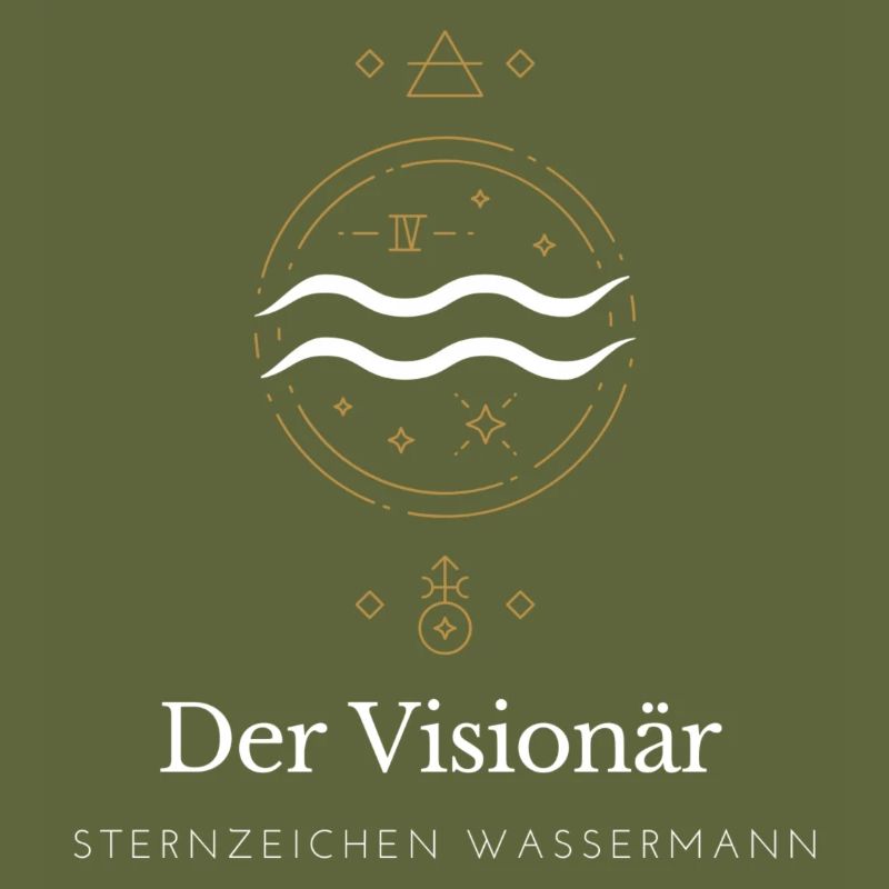 Der Visionär Sternzeichen Logo