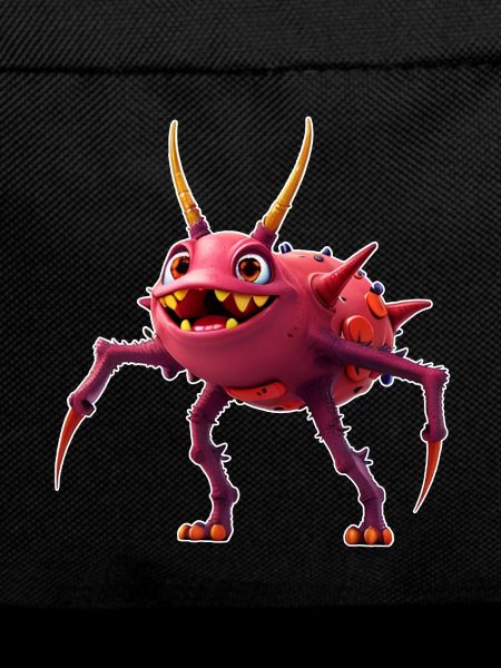Red TickToc Monster