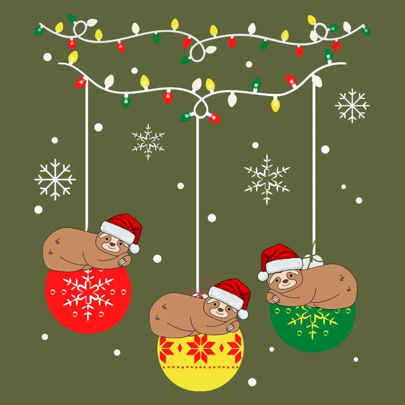 Weihnachtsfaultier