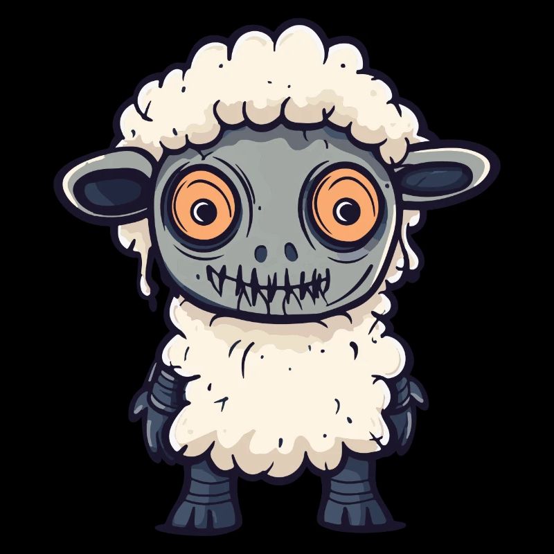 Sheep Halloween Zombie
