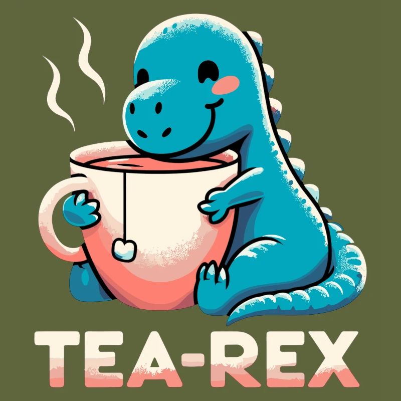 Tea Rex Tea Rex Tea Drinker Gift
