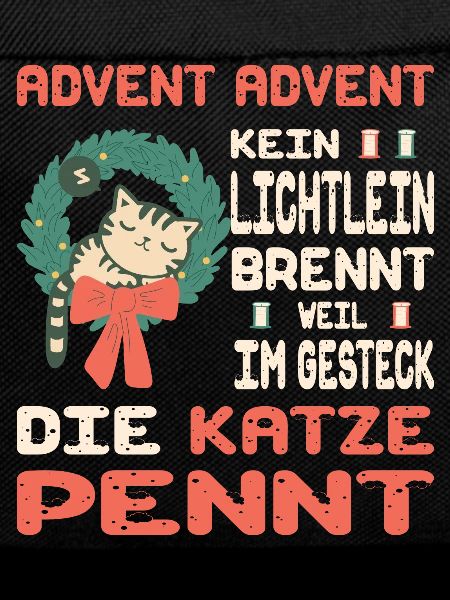 Advent season with cat