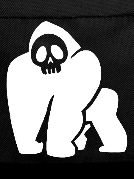 White Gorilla Skull