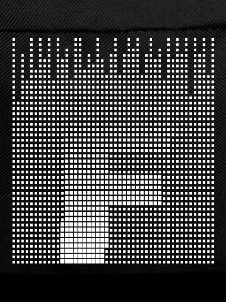 Abstract Letter F Geometric Pattern