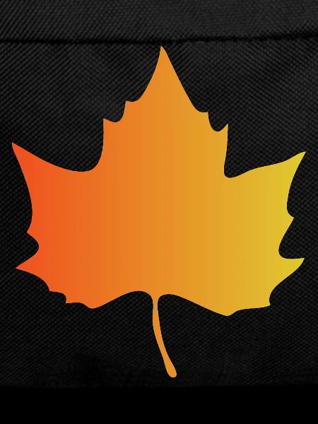 Autumn Gradient Maple Leaf