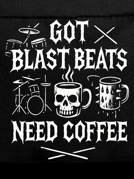 Coffee Metal Producer Skull Mug