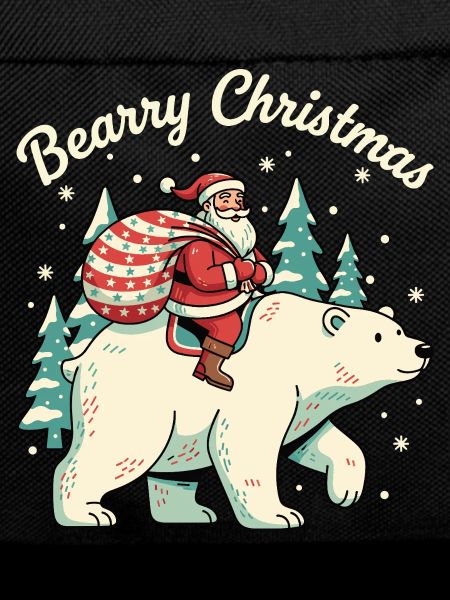 Bearry Christmas Bear Santa Xmas