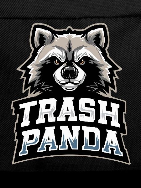 Trash Panda Raccoon Emblem