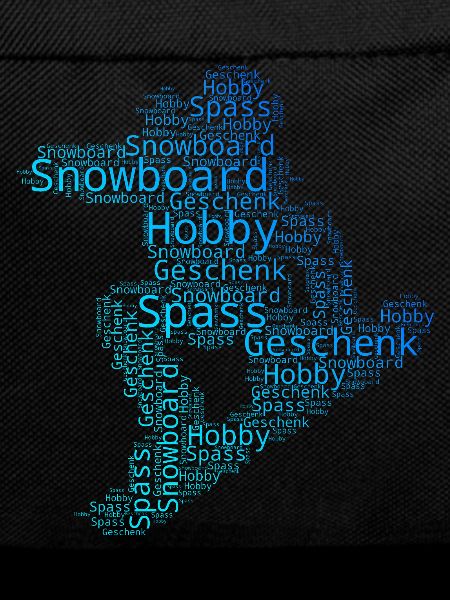 Funny snowboard motif