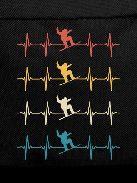 Snowboard Snowboarding Heartbeat Snowboarding