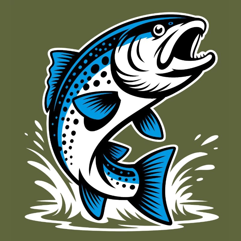 Jumping trout
