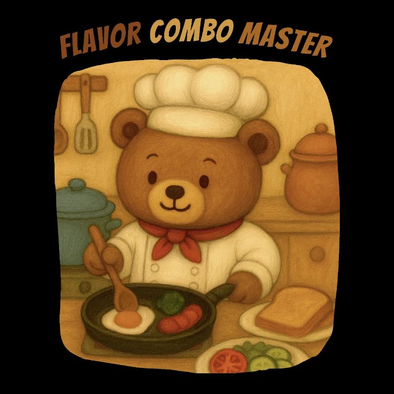 Teddy Bear in Chef's Costume