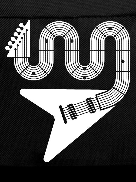 Abstrakte E-Gitarre