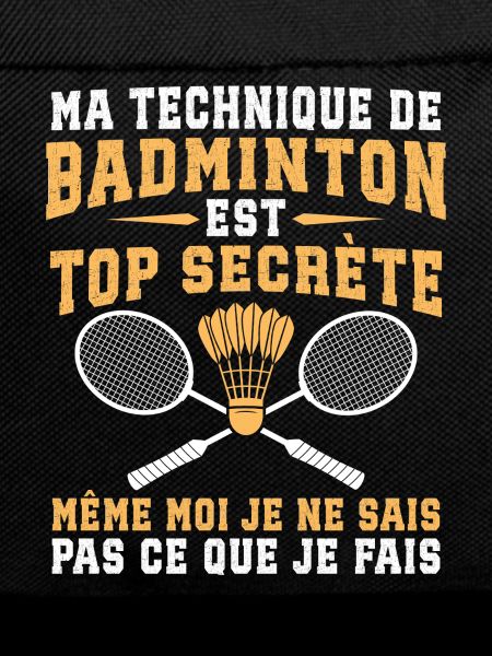 ma technique de badminton