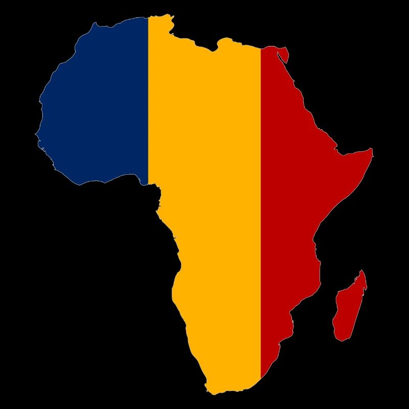 Tschad_Flagge_Afrika