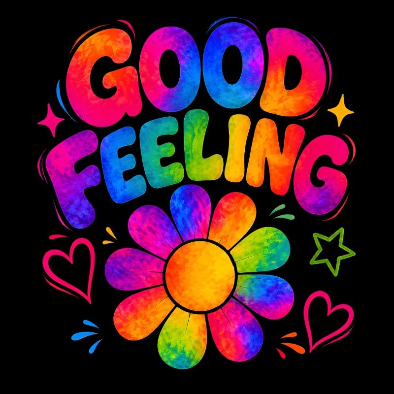 GOOD FEELING - Colourful retro vibes with flower power