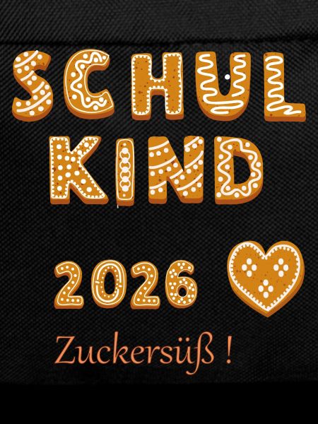 Schulkind 2026 Zuckersüß