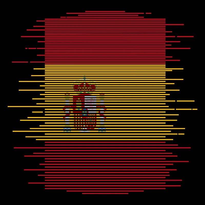 Drapeau de l’Espagne Vintage Drapeau espagnol Look vieilli