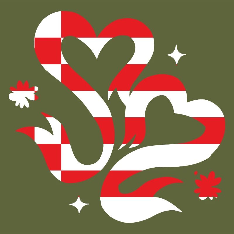 Drapeau de Brême Drapeau de Brême Coeur
