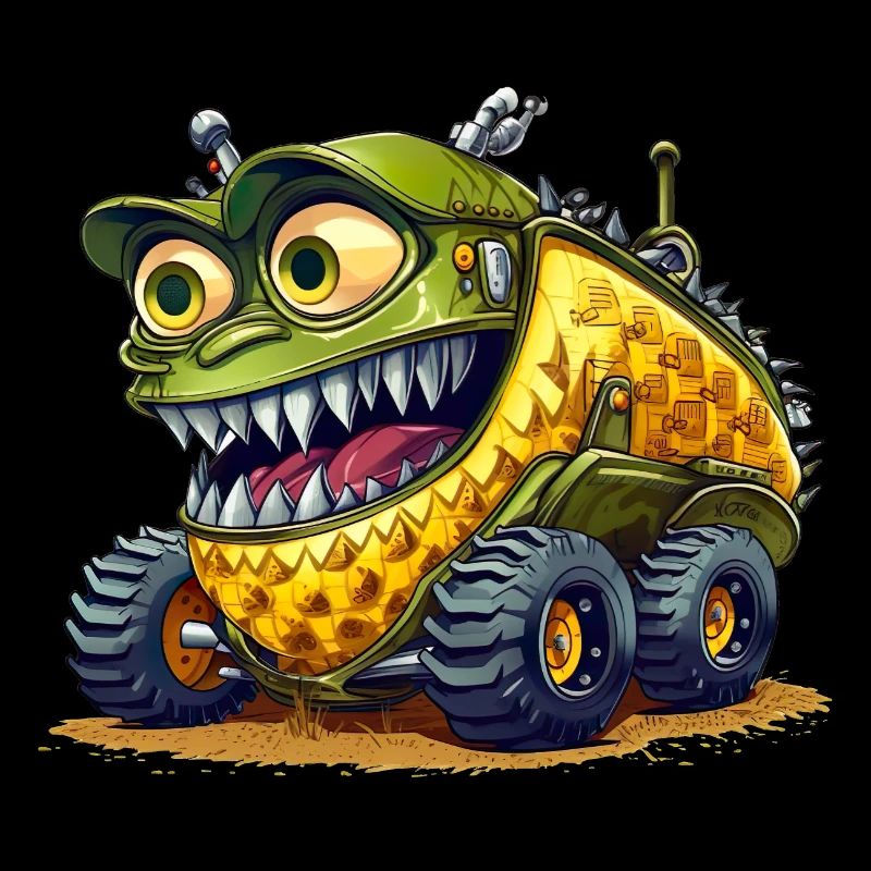 Gluttonous harvester works tirelessly