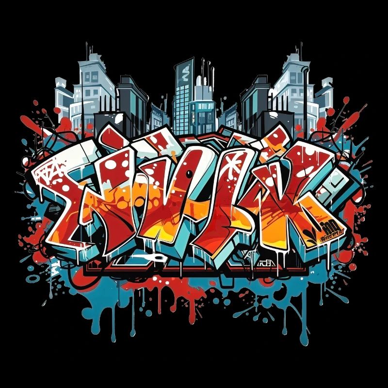 Spraydose-Symphonie einzigartige Grafitti Mode