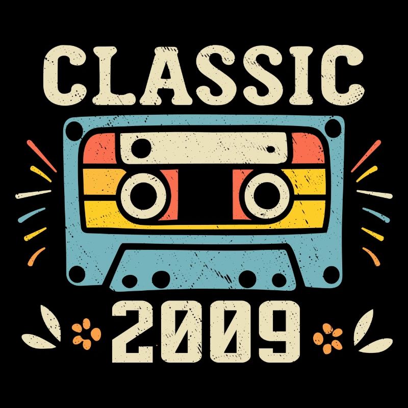 Vintage 2009 Cassette D'anniversaire Rétro 2009