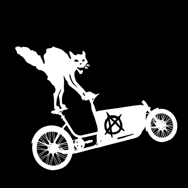Anarcho Katzer rocks cargo bike