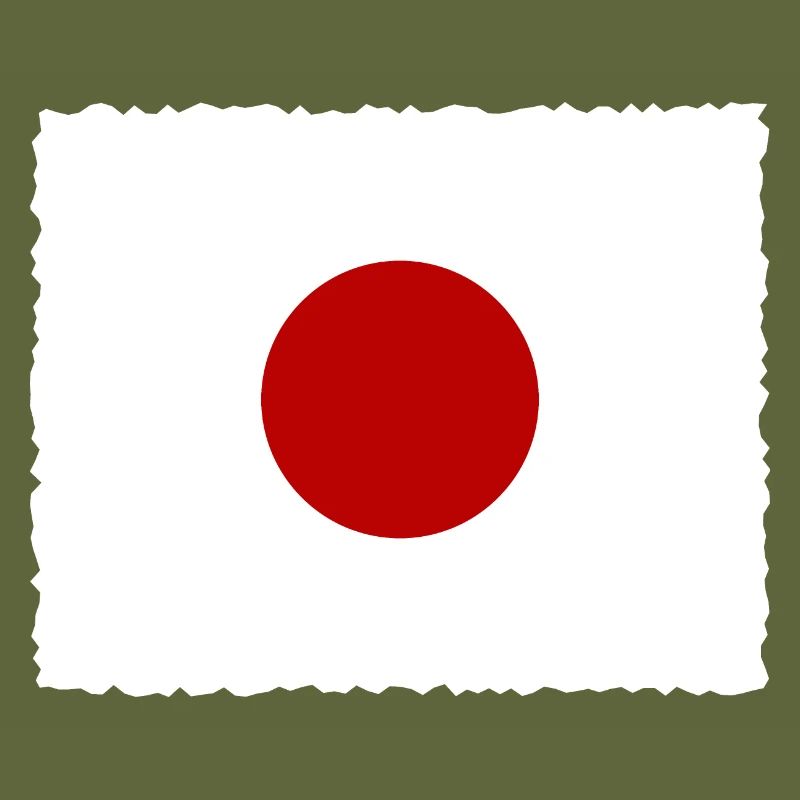 Drapeau du Japon utilisé Look Nihon drapeau japonais