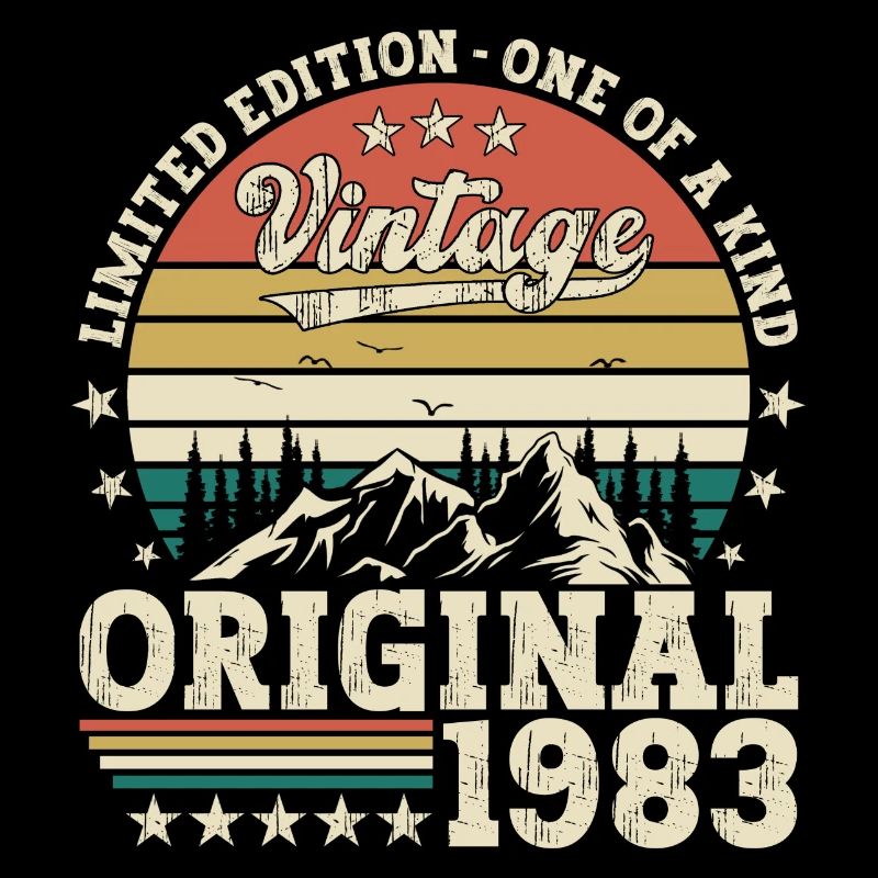 Original 1983 39th Birthday Gift Men