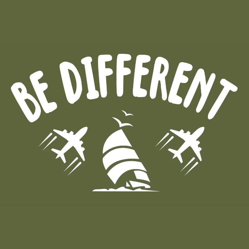 Sei anders Segel oder Fliege