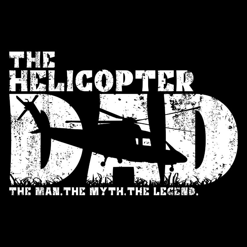 Hubschrauberpilot Helikopter Dad Papa Sprüche