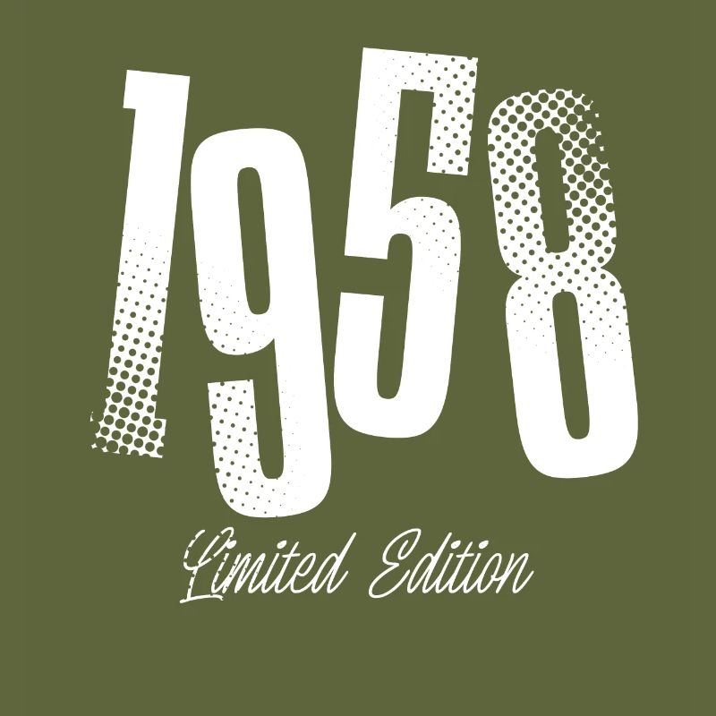1958 Anniversaire de naissance Année de construction